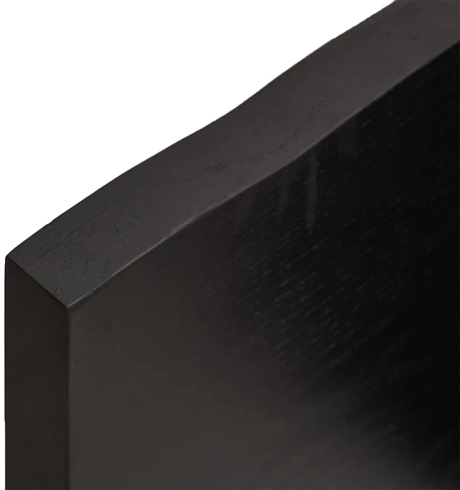 Stalviršis, tamsiai ruda, 120x40x(2-4) cm, medienos masyvas