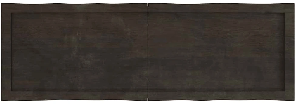 Stalviršis, tamsiai ruda, 120x40x(2-4) cm, medienos masyvas