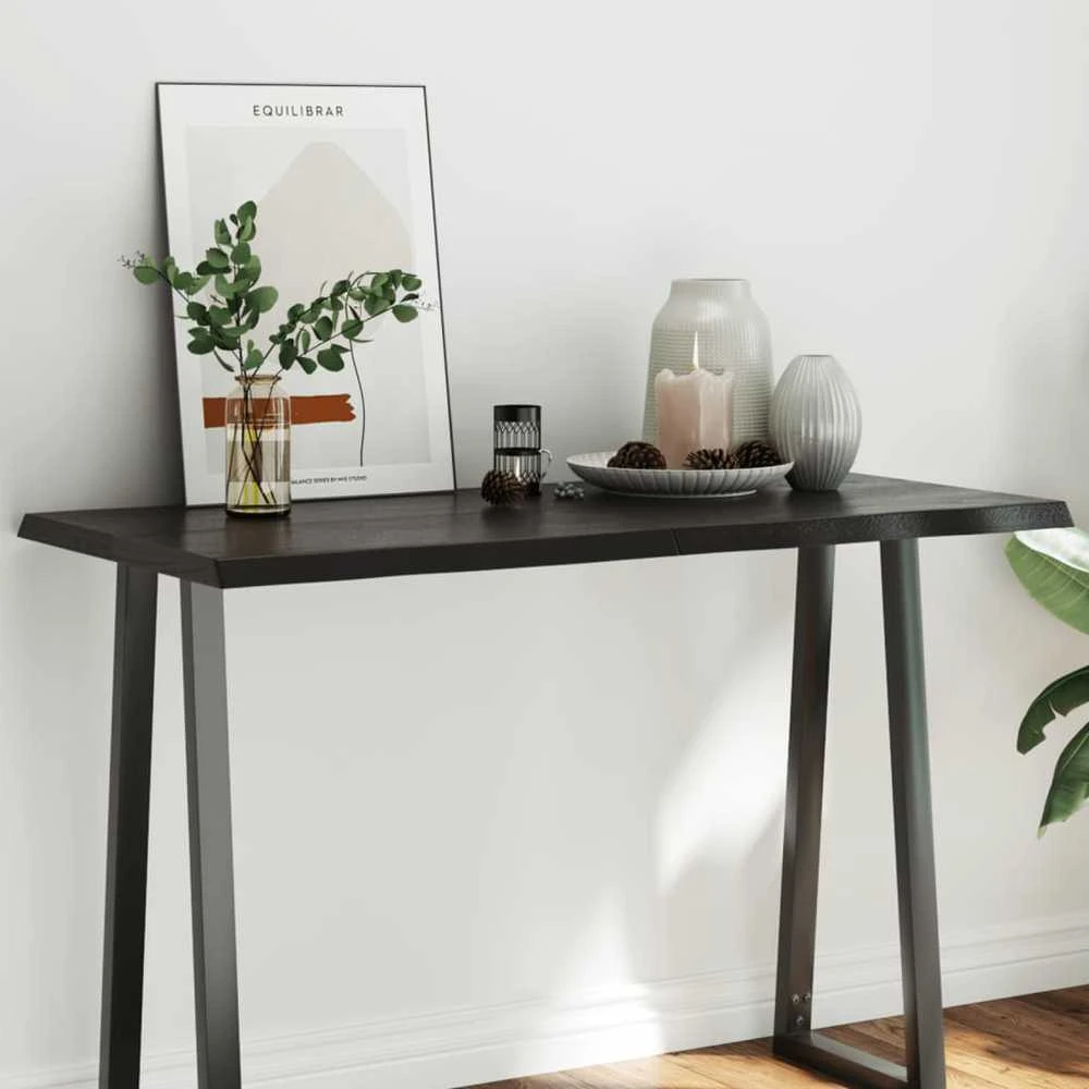 Stalviršis, tamsiai ruda, 120x60x(2-4) cm, medienos masyvas