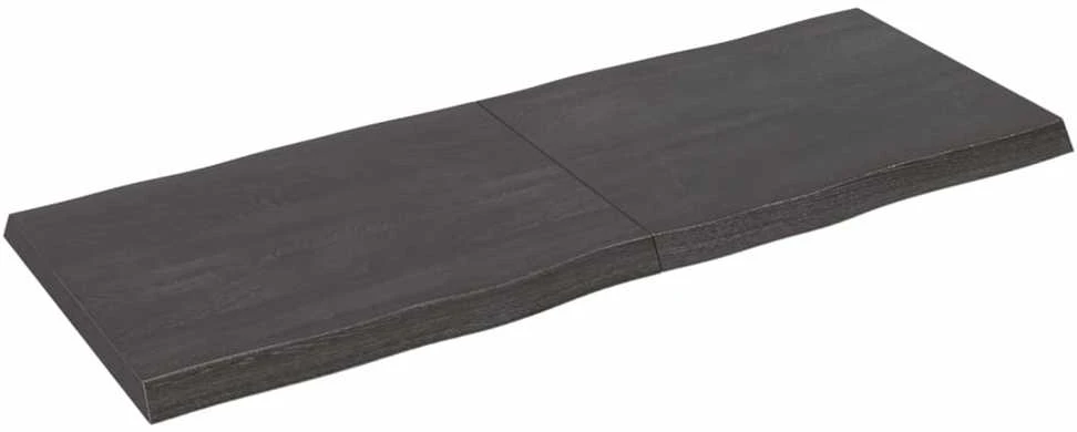 Stalviršis, tamsiai ruda, 140x50x(2-4) cm, medienos masyvas
