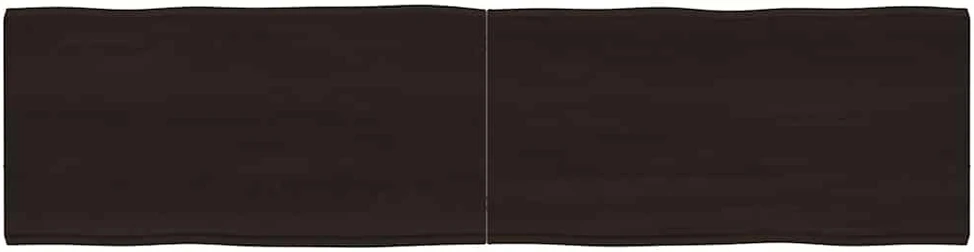 Stalviršis, tamsiai ruda, 160x40x(2-4) cm, medienos masyvas