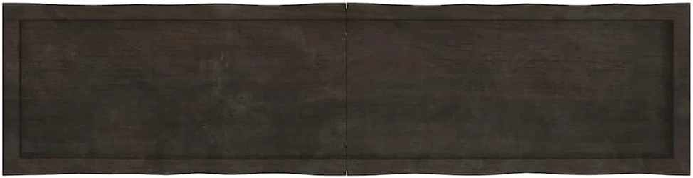 Stalviršis, tamsiai ruda, 160x40x(2-4) cm, medienos masyvas