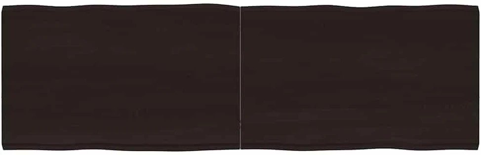 Stalviršis, tamsiai ruda, 160x50x(2-4) cm, medienos masyvas