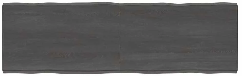 Stalviršis, tamsiai ruda, 160x50x(2-6) cm, medienos masyvas