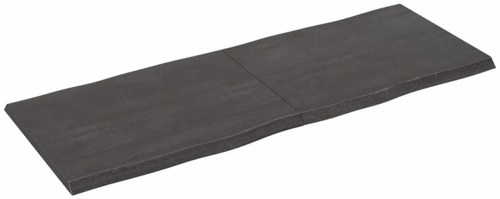 Stalviršis, tamsiai ruda, 160x60x(2-4) cm, medienos masyvas