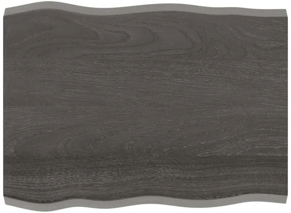 Stalviršis, tamsiai ruda, 80x60x(2-4) cm, medienos masyvas