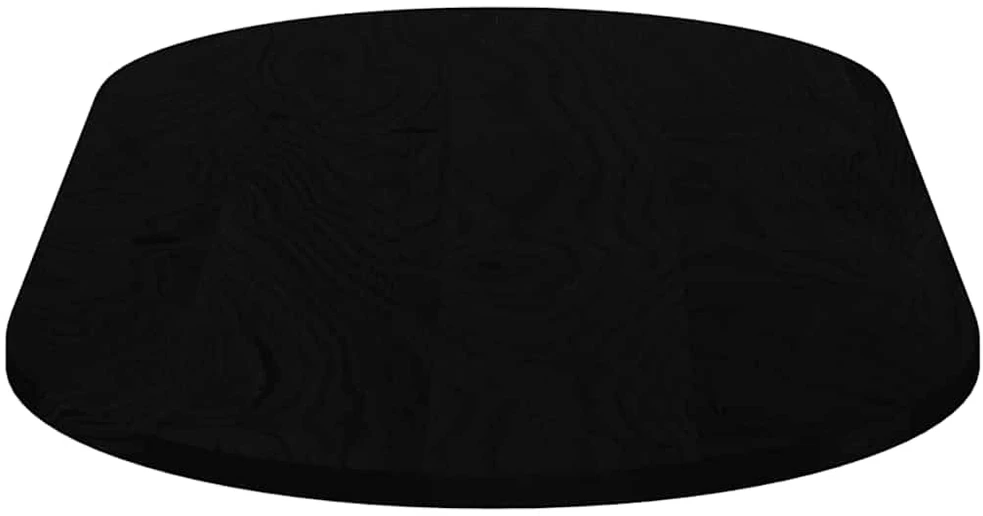 Stalviršis, tamsiai rudas, 120x60x2 cm, ąžuolo masyvas, ovalo