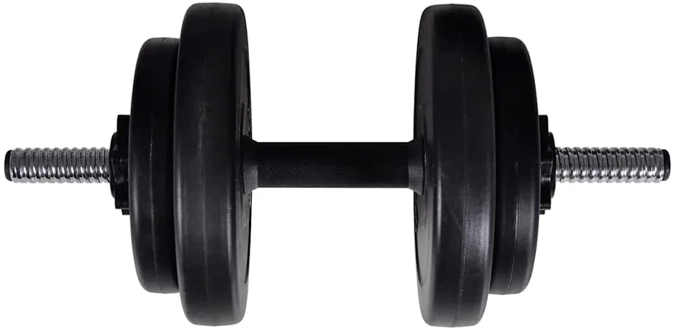 Štanga + 2 hanteliai, 60,5kg rinkinys