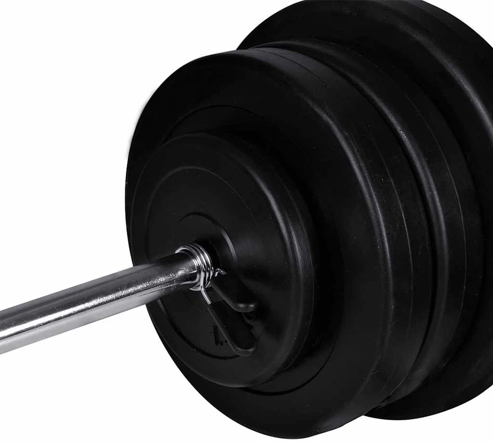 Štanga + 2 hanteliai, 60,5kg rinkinys