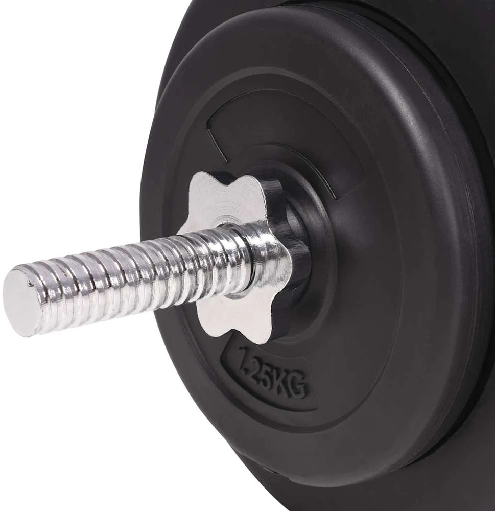 Štangos ir hantelių rinkinys, 90 kg