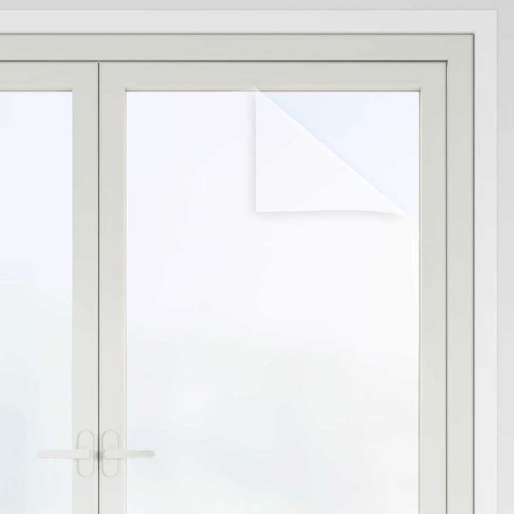 Elektrostatinė langų plėvelė Frosted Balta 45 x 1000 cm PVC