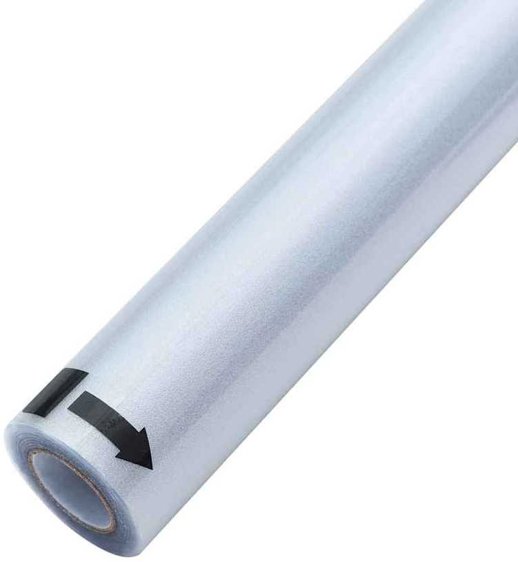 Elektrostatinė langų plėvelė Frosted Pilka 90 x 500 cm PVC