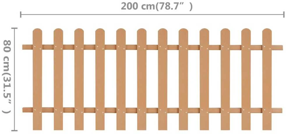 Statinių tvora, 200x80cm, WPC
