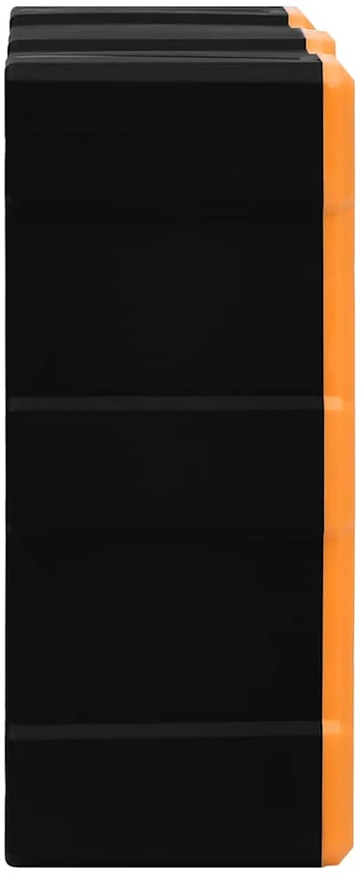 Stelažas su 16 vidutinio dydžio stalčių, 52x16x37cm