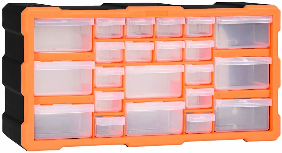 Stelažas su 22 stalčiais, 49x16x25,5cm