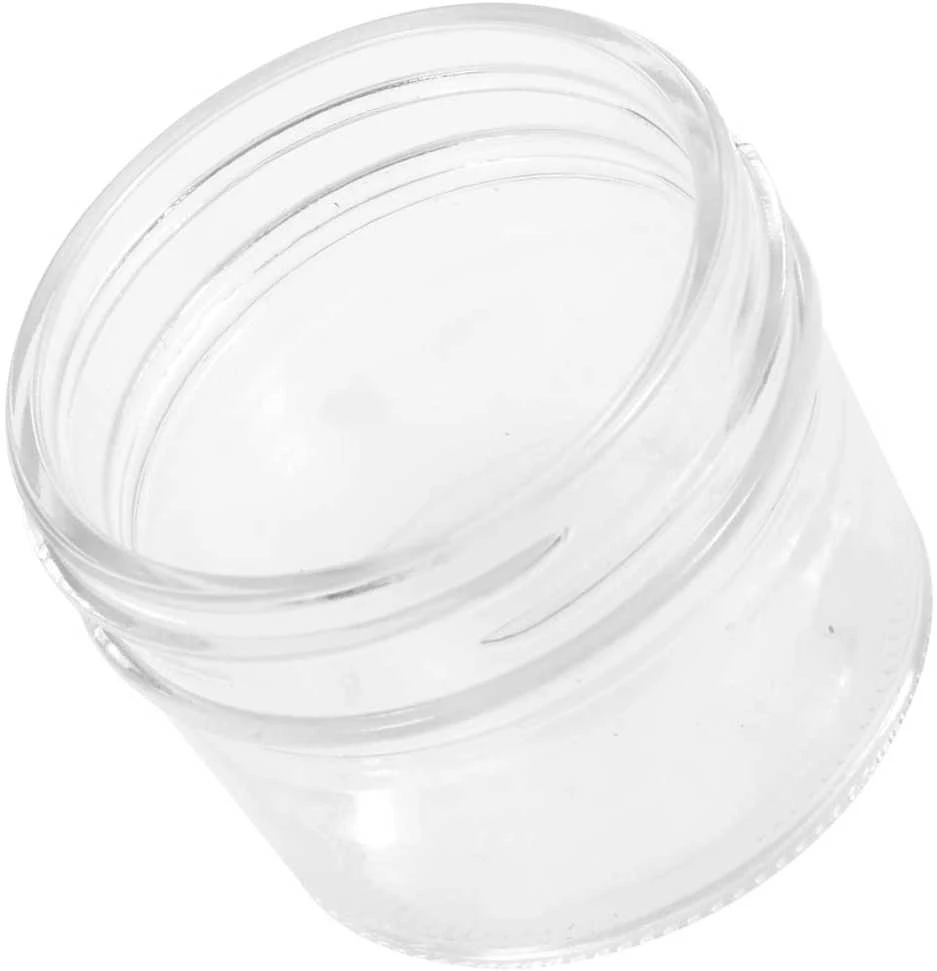 Stikl. stiklainiai uog. su sidabriniais dangt., 48vnt., 110ml