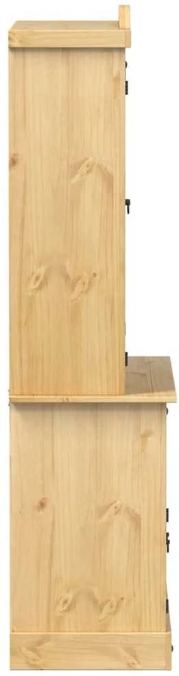 Stiklinė eksponavimo spintelė Corona, 100x48,5x179cm, pušis