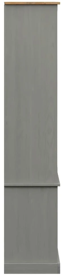 Stiklinė eksponavimo spintelė VIGO, pilka, 85x35x170cm, pušis