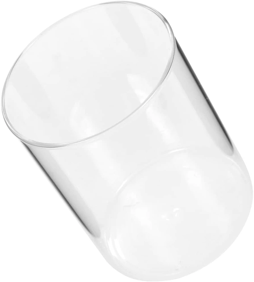Stikliniai indai su kamštiniais dangteliais, 6vnt., 650ml