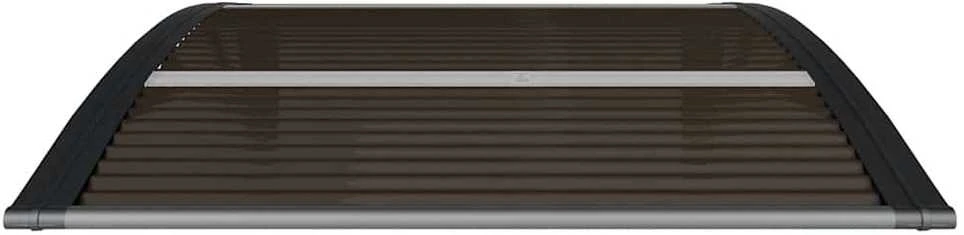 Stogelis durims, juodos spalvos, 100x75 cm, polikarbonatas