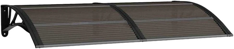 Stogelis durims, juodos spalvos, 150x75cm, polikarbonatas