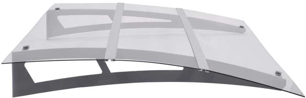 Stogelis durims, sidabrinis ir permatomas, 150x90cm, PET
