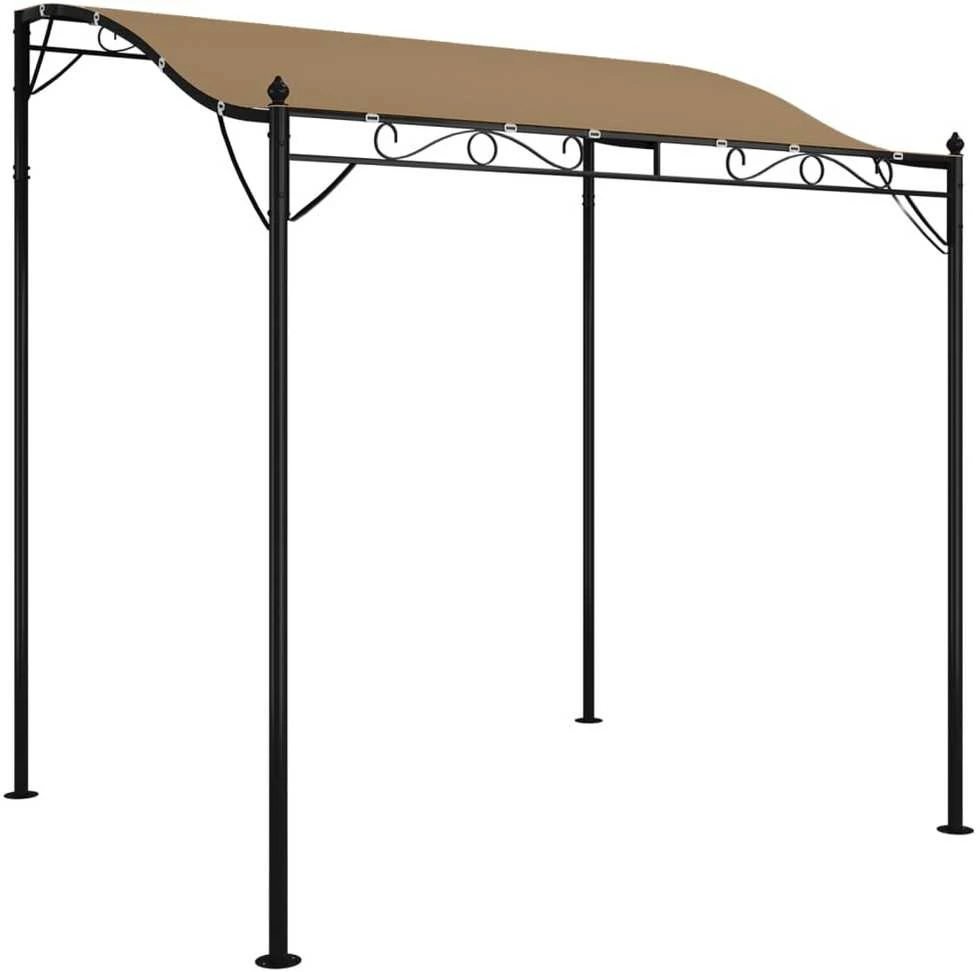Stoginė, taupe spalvos, 2x2,3m, audinys ir plienas, 180g/m²