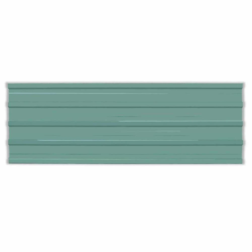 Stogo plokštė 12 vnt. Žalia 129 x 45 cm Galvanizuotas plienas