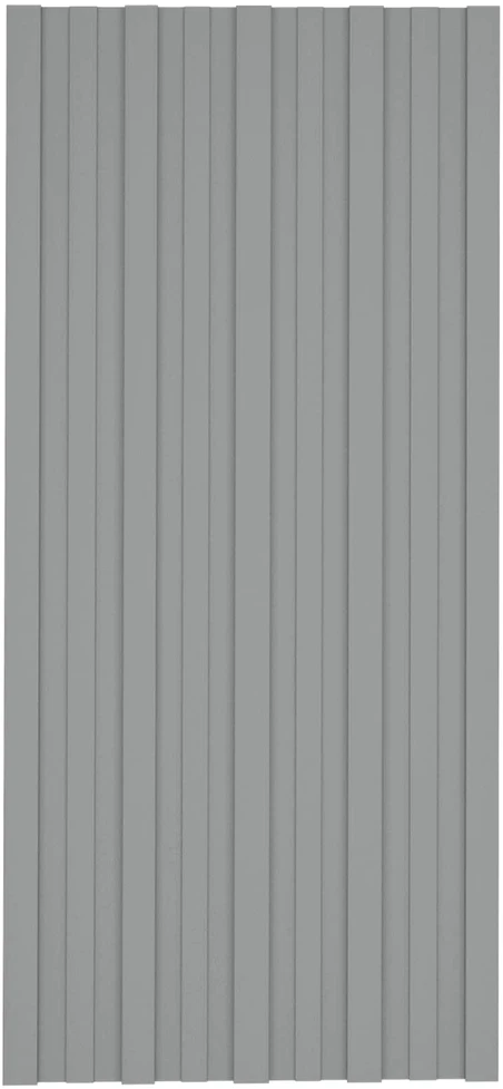 Stogo plokštė 12 vnt. Pilka 100 x 45 cm Galvanizuotas plienas