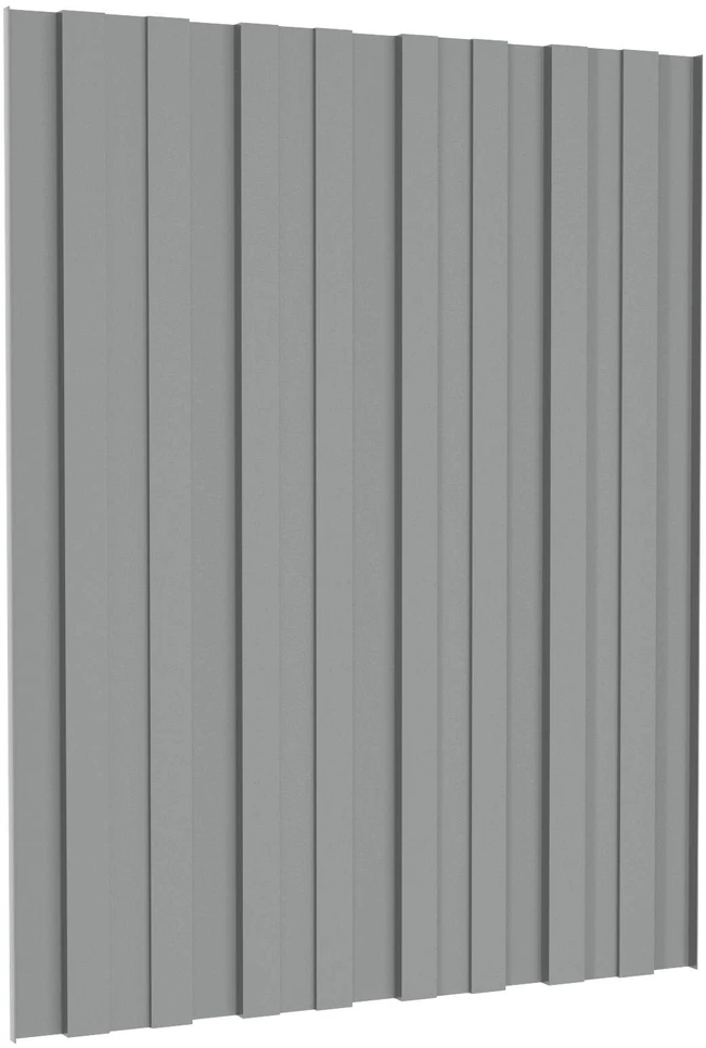 Stogo plokštė 12 vnt. Pilka 60 x 45 cm Galvanizuotas plienas