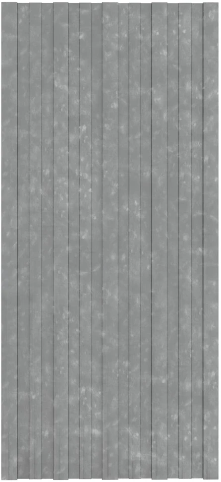 Stogo plokštė 12 vnt. Sidabrinė 100 x 45 cm