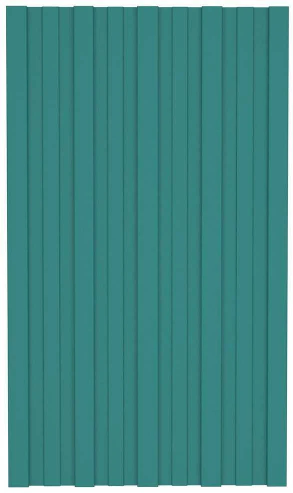 Stogo plokštė 36 vnt. Žalia 80 x 45 cm Galvanizuotas plienas