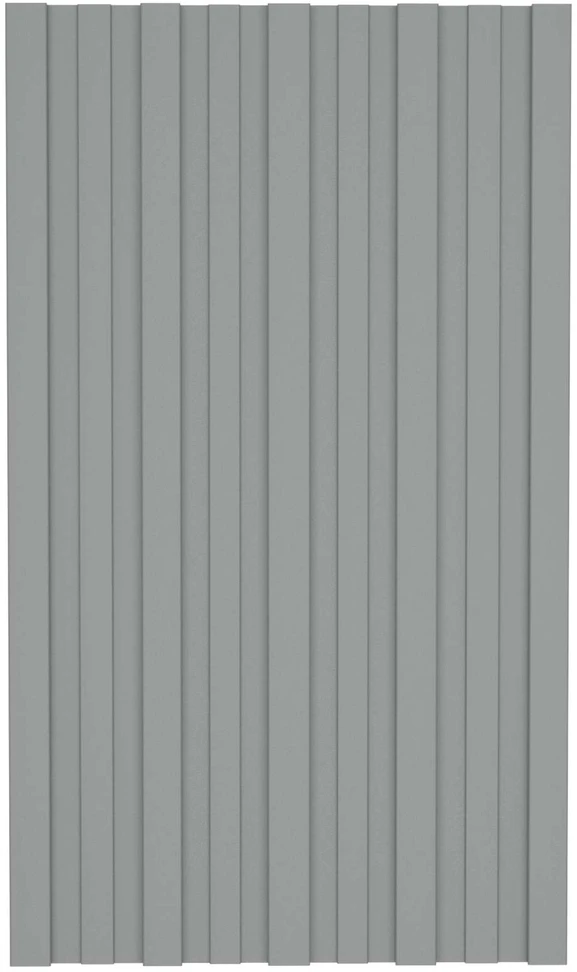Stogo plokštė 36 vnt. Pilka 80 x 45 cm Galvanizuotas plienas