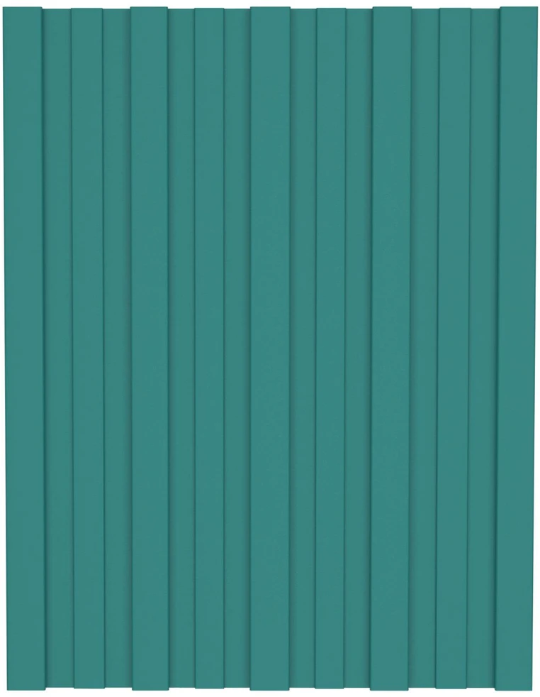 Stogo plokštė 36 vnt. Žalia 60 x 45 cm Galvanizuotas plienas