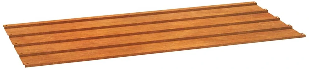 Stogo plokštės, 12vnt., rūdžių, 100x44cm, Corten plienas