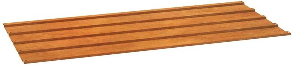 Stogo plokštės, 12vnt., rūdžių, 100x44cm, Corten plienas