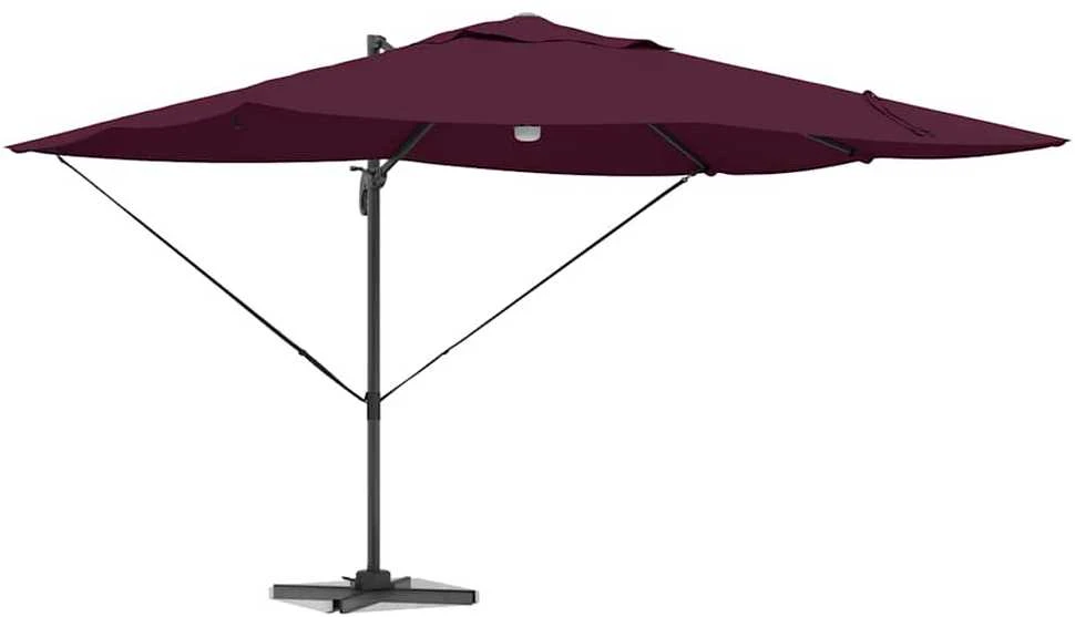 Skėtis nuo saulės Bordo raudona 351 x 250 x 253 cm