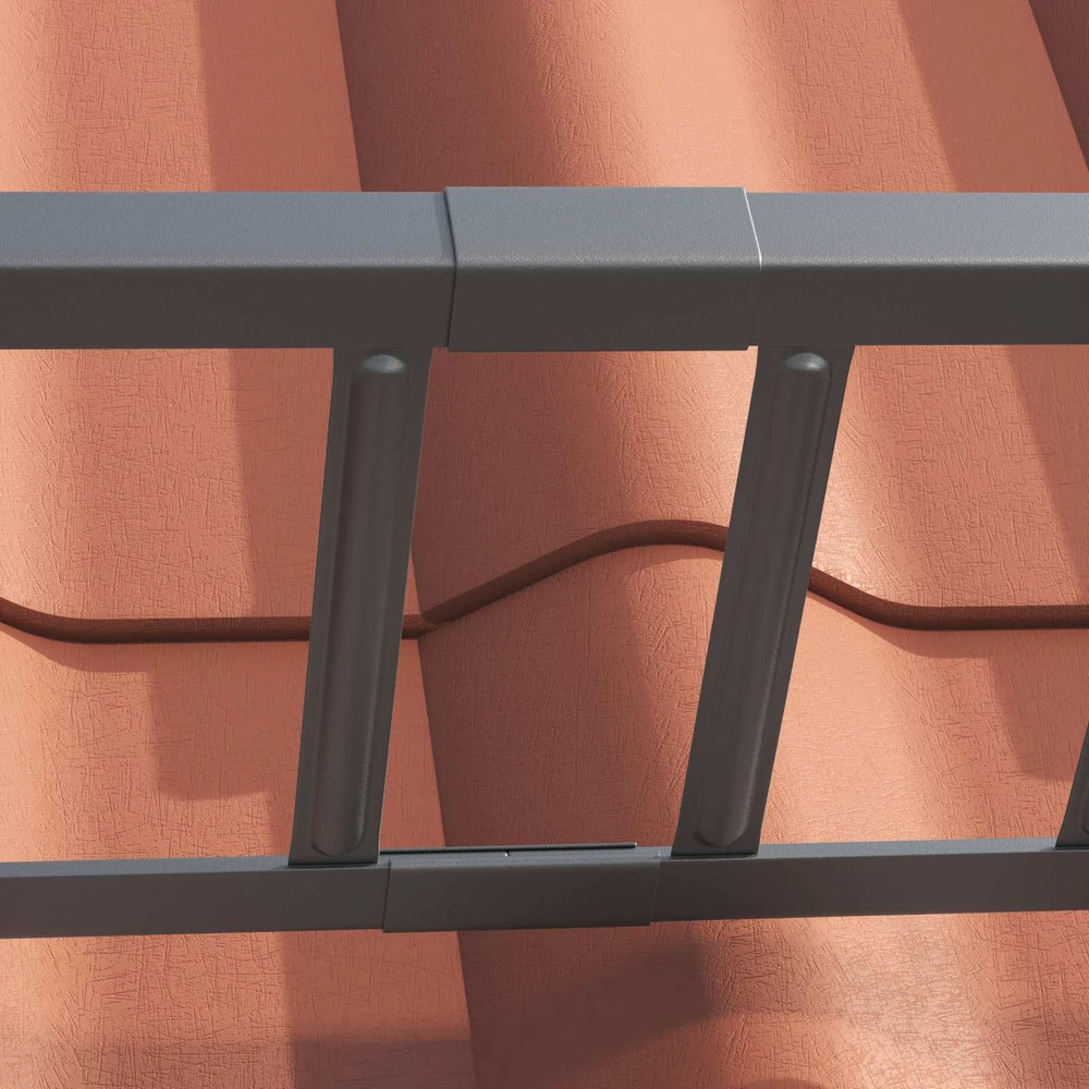 Stogo sniego sargas Antracitas 300 x 2,5 x 20 cm Plienas