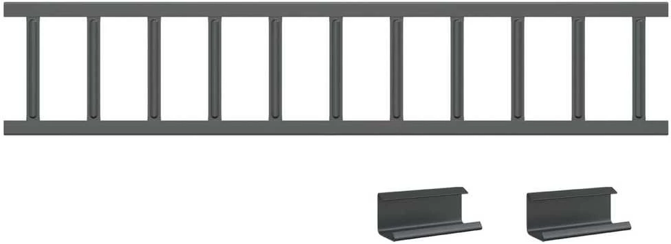 Stogo sniego sargas Antracitas 300 x 2,5 x 20 cm Plienas