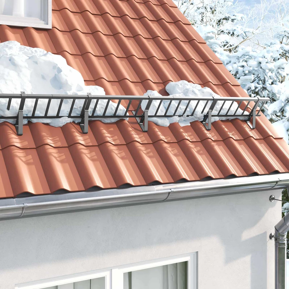 Stogo sniego sargas Antracitas 300 x 2,5 x 20 cm Plienas
