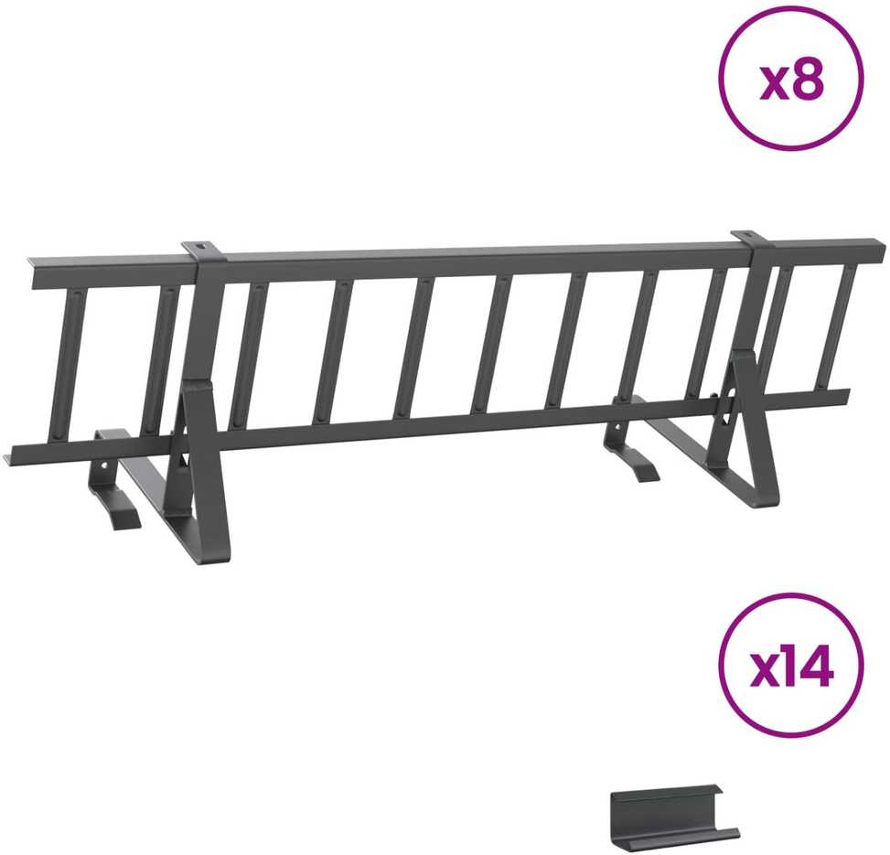 Stogo sniego sargas Antracito 800 x 29,5 x 34,5 cm Plienas