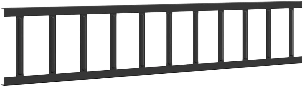 Stogo sniego sargas Juoda 100 x 2,5 x 20 cm Plienas