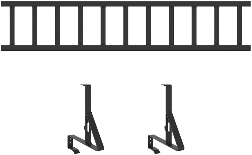 Stogo sniego sargas Juoda 100 x 29,5 x 34,5 cm Plienas