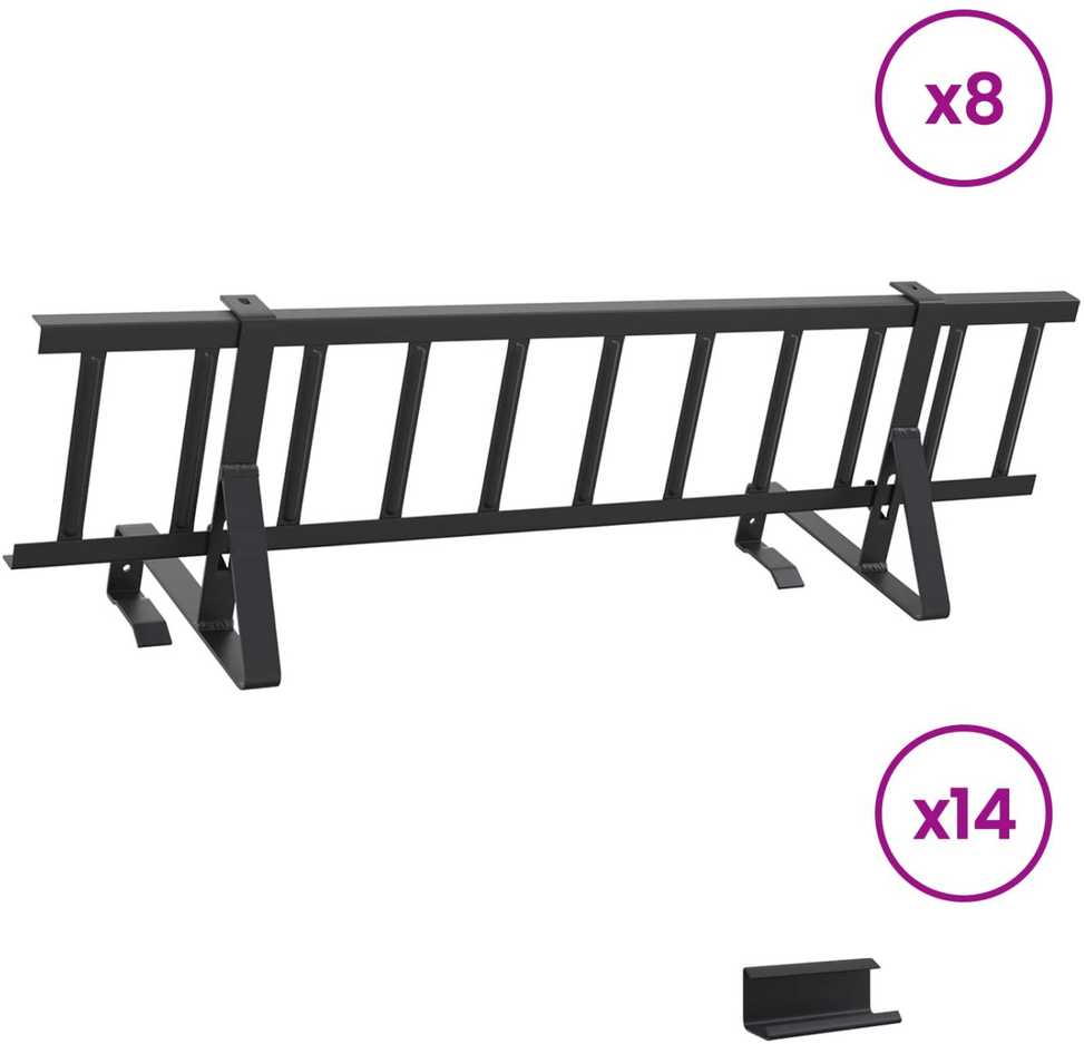 Stogo sniego sargas Juoda 800 x 29,5 x 34,5 cm Plienas