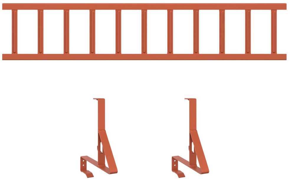 Stogo sniego sargas Raudona 100 x 29,5 x 34,5 cm Plienas