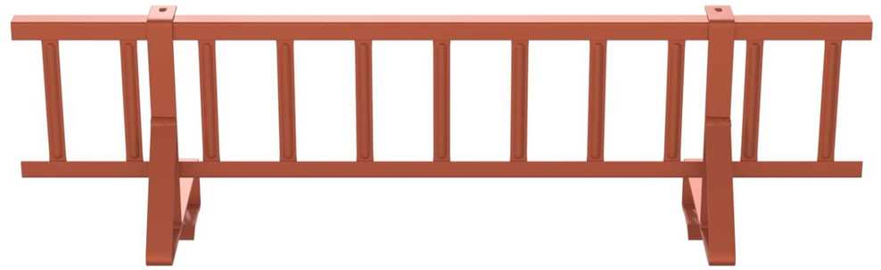 Stogo sniego sargas Raudona 100 x 29,5 x 34,5 cm Plienas