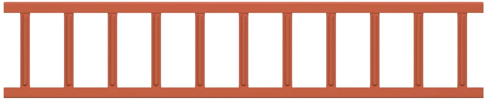 Stogo sniego sargas Raudona 600 x 2,5 x 20 cm Plienas