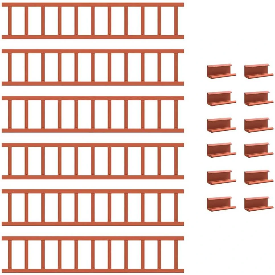 Stogo sniego sargas Raudona 600 x 2,5 x 20 cm Plienas