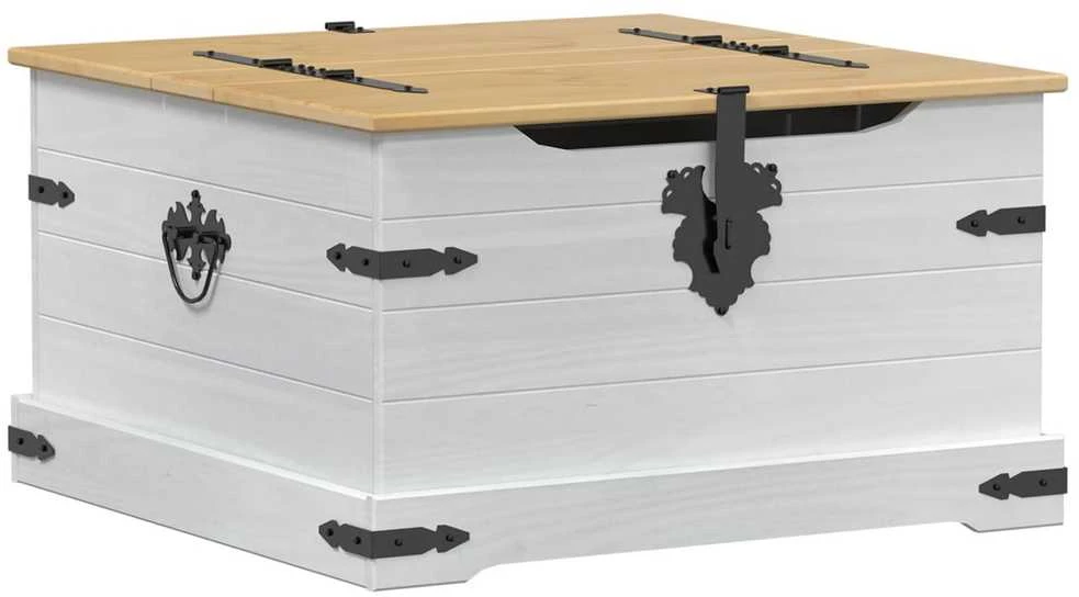storage box Balta 78 x 78 x 45 cm Kietos pušies mediena