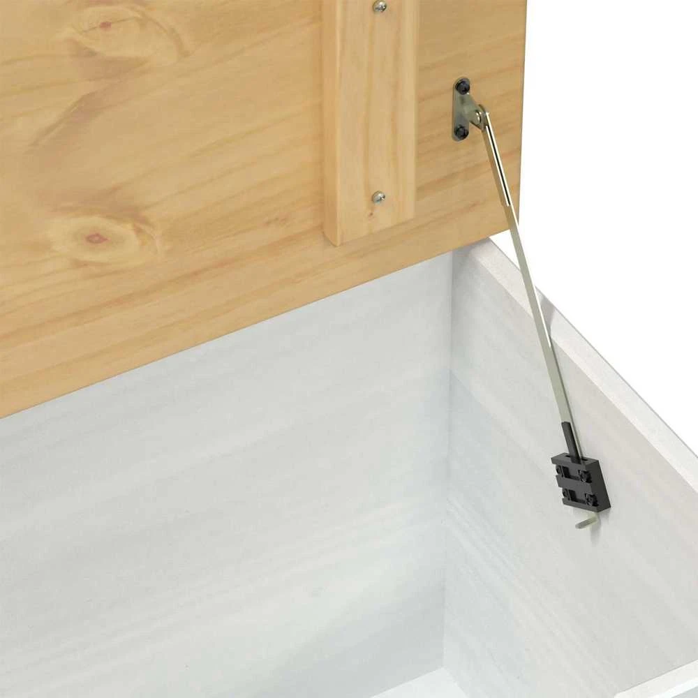 storage box Balta 90 x 78 x 45 cm Kietos pušies mediena